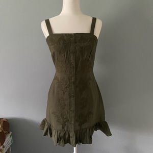 Women’s khaki green dress
